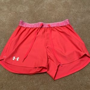Pink Under Armor women’s shorts